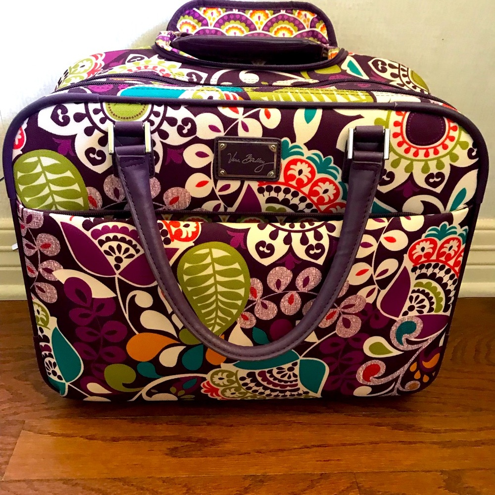 Vera Bradley Rolling Work Bag